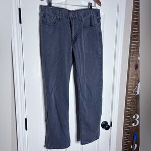 Levi's 514 - Charcoal Denim Jeans - 34/30
